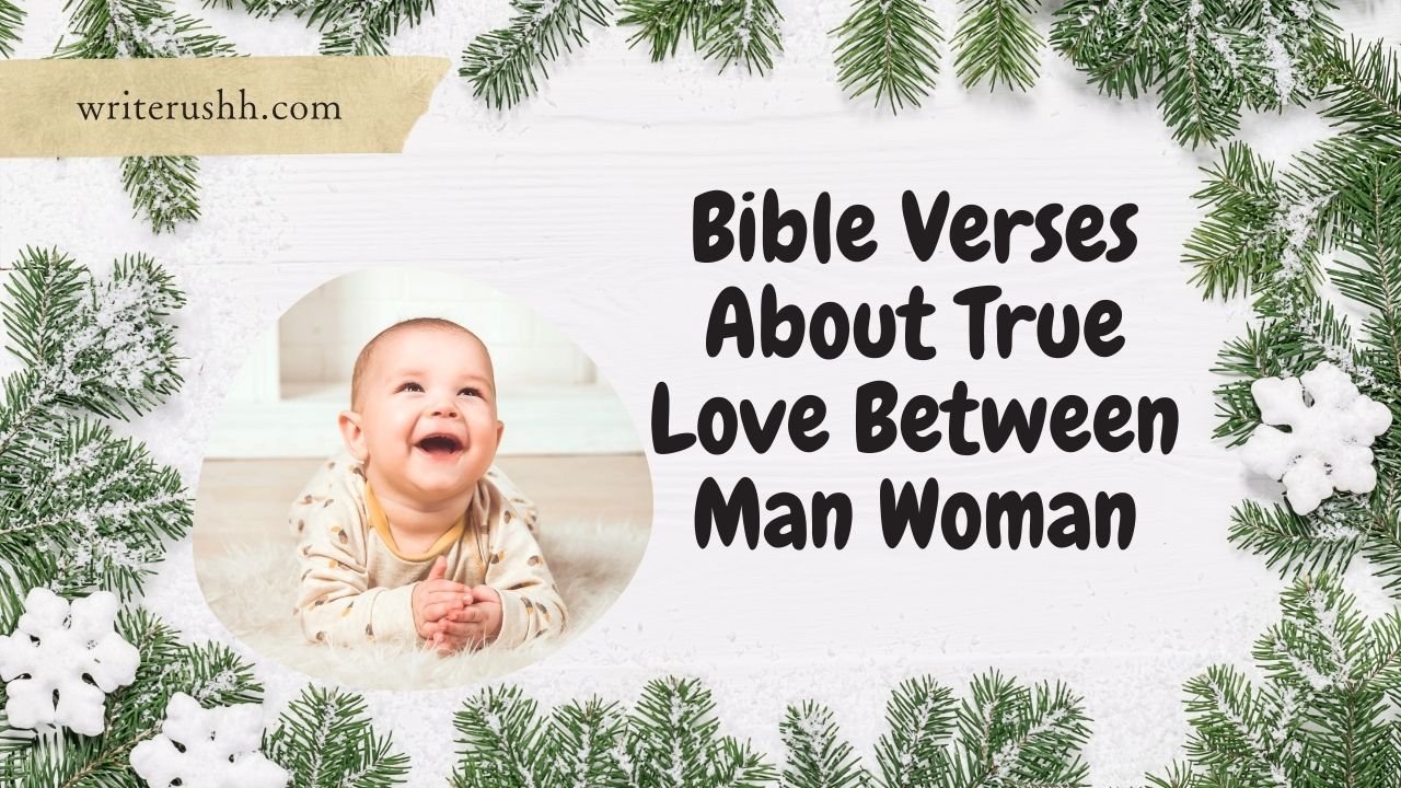 Bible Verses About True Love Between Man Woman