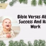 Bible Verses About Success And Hard Work