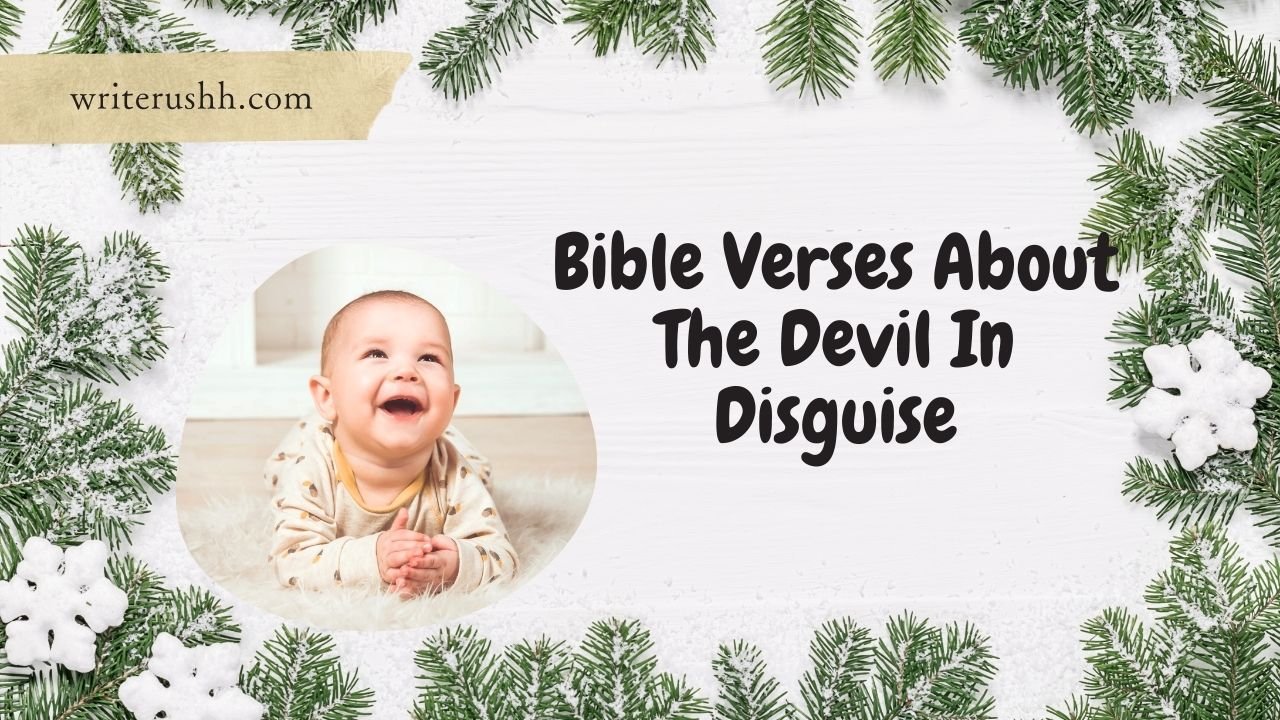 Bible Verses About The Devil In Disguise